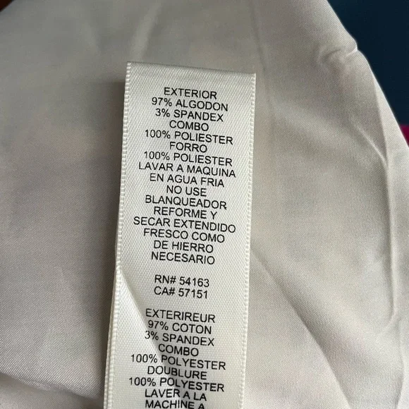 Eliza J Sleeveless Knee Length Striped Dress. Summer Colors. Size 6. 97% cotton - Picture 9 of 11